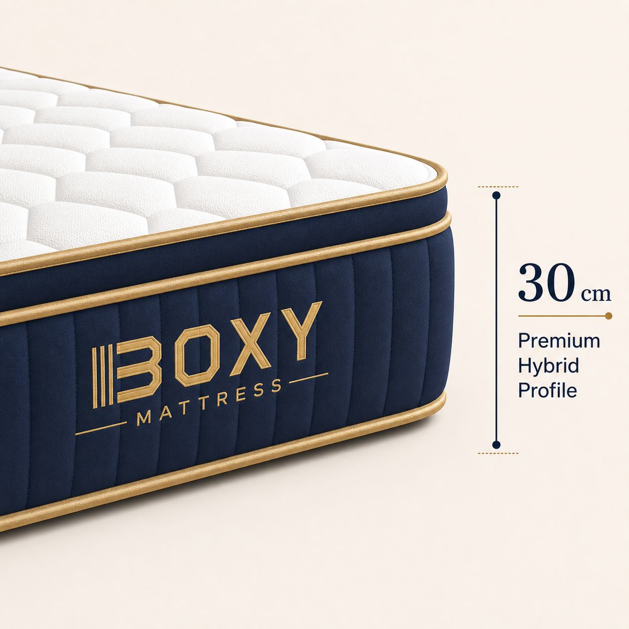 BOXY Hybrid Mattress 30cm profile detail