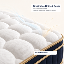 BOXY Hybrid Mattress breathable quilted knitted cover detail